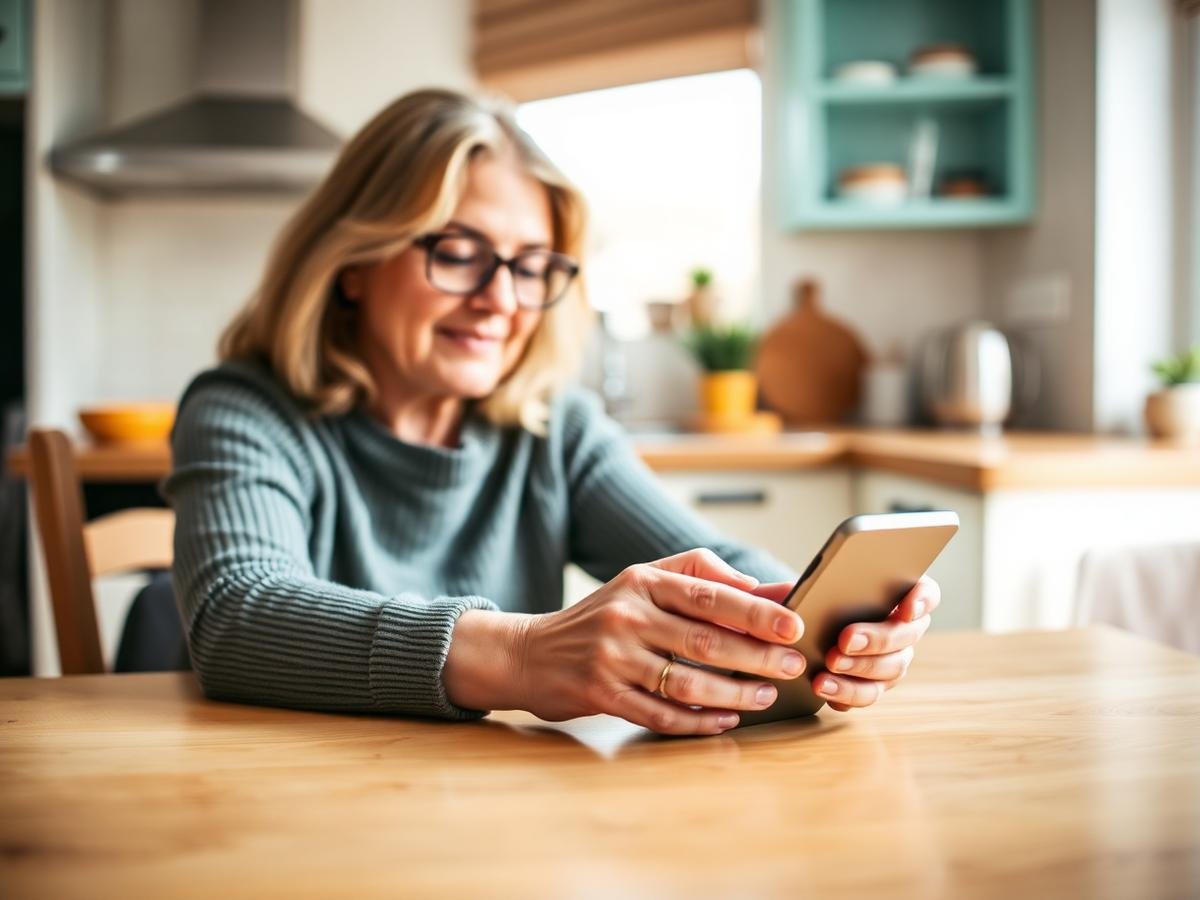 A care professional supporting a family member at home